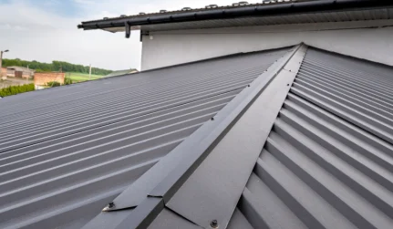metal shingle roofing