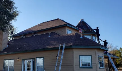 roof repair in a shingle roof